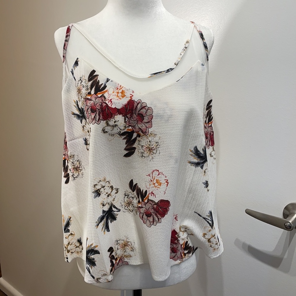 NWOT- Floral Summer Camisole.   $22